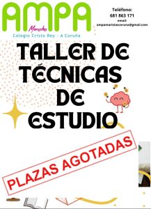 Lee más sobre el artículo Técnicas de estudio, plazas agotadas.