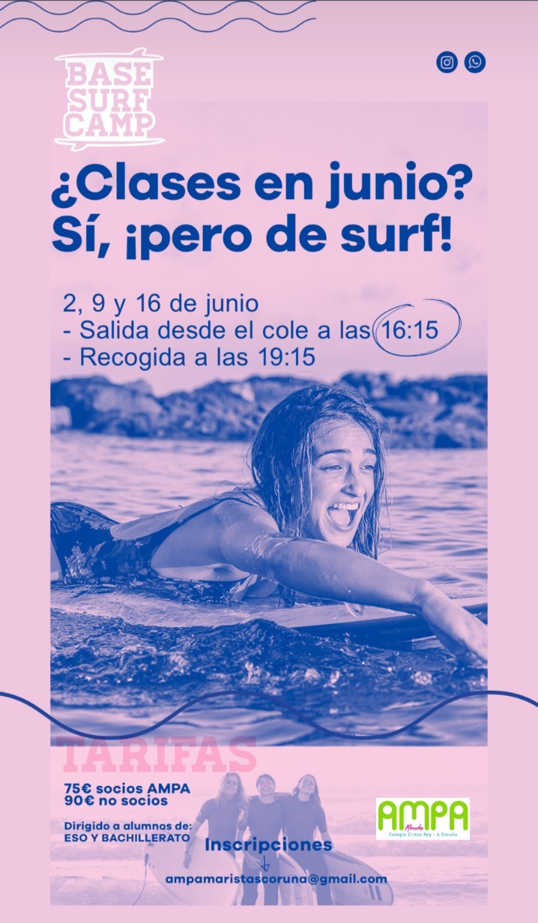 Lee más sobre el artículo Clases de surf junio 2025
