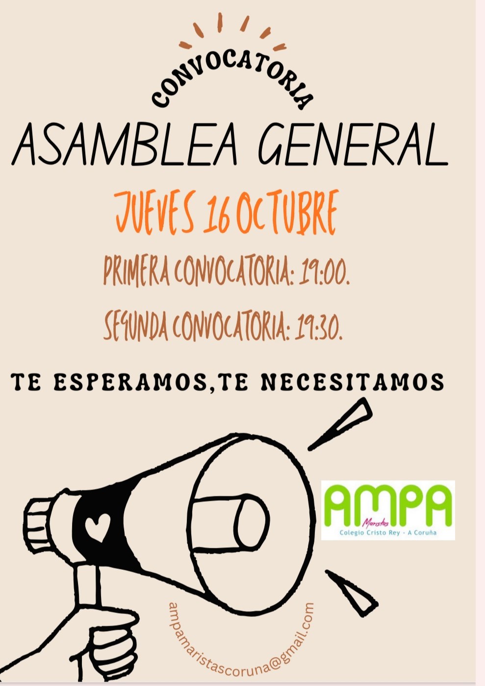 Lee más sobre el artículo Convocatoria Asamblea General 2025